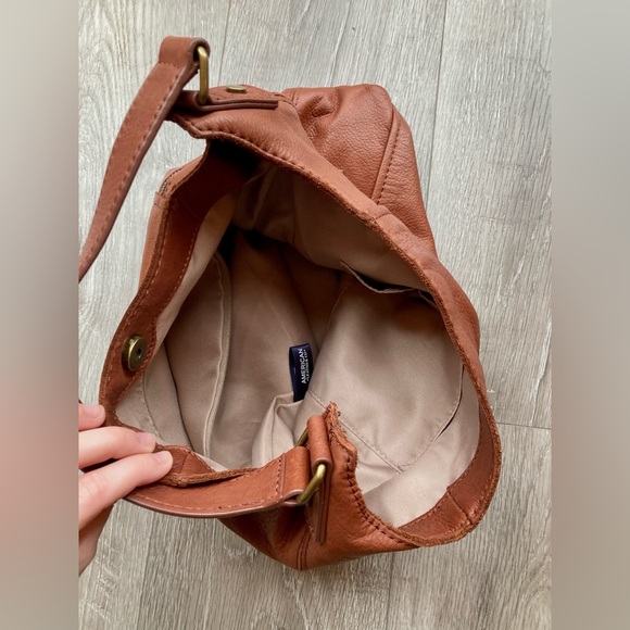 American Leather Co Medium Brown Handbag (Authentic Genuine Leather) - Picture 5 of 10